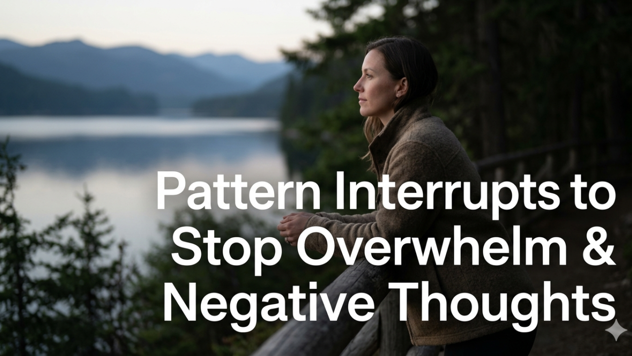 Stop Negative Thoughts: Use These Pattern Interrupts to Stop Overwhelm