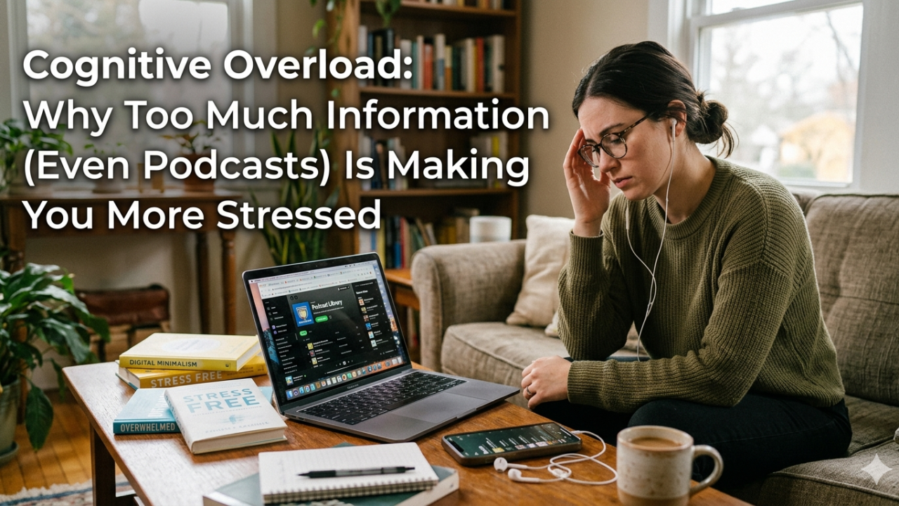 Cognitive Overload: Why Too Much Information (Even Podcasts) Is Making You More Stressed