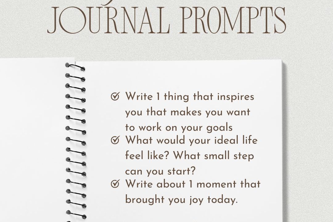 Daily 5 Question Journal Prompt to Inspire You to Reach Your Goals